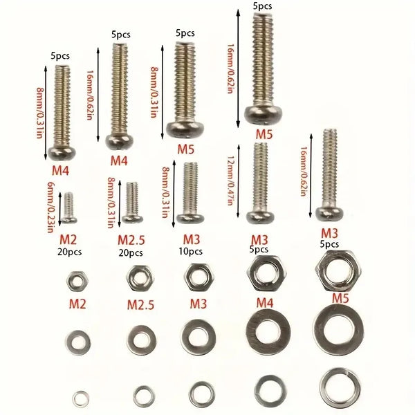 Ultimate DIY Screw & Nut Kit